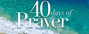 40 Days of Prayer Vertical