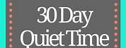 40-Day Quiet Time Challenge
