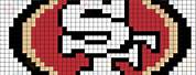 49ers Logo Pixel Art