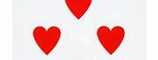 8 of Hearts Playing Card Image