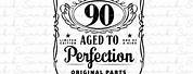 90th Birthday Aged to Perfection Vintage 1933
