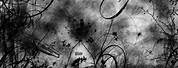 Abstract Black and White Gothic Wallpaper