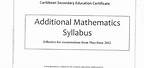 Add Maths CSEC Syllabus