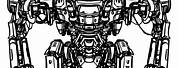Advanced Robot Coloring Pages