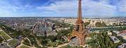 Aerial View Eiffel Tower Paris France