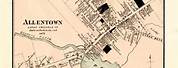 Allentown NJ Street Map