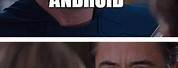 Android vs iPhone Meme Looking Back