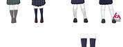 Anime School Uniform All Angles