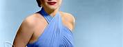Anne Baxter Blue Dress
