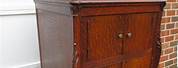 Antique Solid Wood Phonograph Cabinet