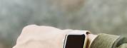 Apple Watch On Wrist with People in Background