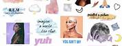 Ariana Grande Blue Aesthetic Stickers