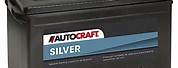 AutoCraft Silver Car Battery