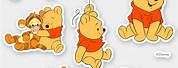 Baby Girl Winnie the Pooh Stickers