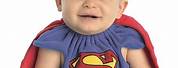 Baby Superman Posing without Costume