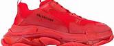 Balenciaga Shoes for Men Red