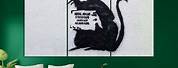 Banksy Mouse On Side of Box