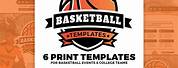 Basketball Template for Customized Free