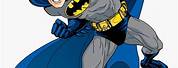 Batman Illustration with Plain Background