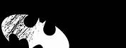 Batman Logo Black and White Desktop Wallpaper