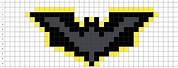 Batman Logo Pixel Art