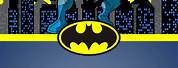 Batman Themed Birthday Background