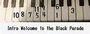 Black Parade On Piano On 8 Keys