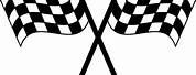 Black and White American Flag Racing Decals