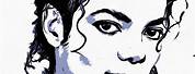 Black and White Drawings of Michael Jackson