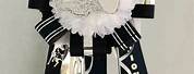 Black and White Homecoming Mums