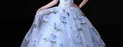 Blue Ball Gown Prom Dress