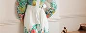 Boden Pineapple Print Maxi Dress