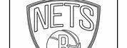 Brooklyn Nets Basketball Logo Coloring Pages