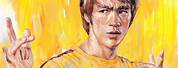 Bruce Lee Poster Art Painting