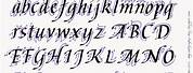 Calligraphy Letters Not Cursive