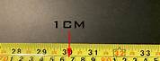 Centimeters in a Tape Measure