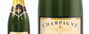 Champagne Bottle Label Clip Art
