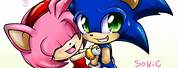 Chibi Sonic and Amy