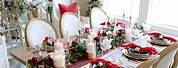 Christmas Dining Room Tablescapes