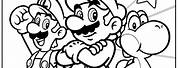 Coloring Pages for Kids Mario Bros