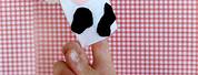 Cow Finger Puppet Art for Kids