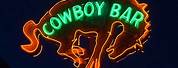 Cowboy Spurs Rotating Rowels Neon Bar Signs