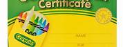 Crayola Crayons Stock Certificate