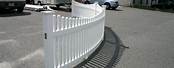 Curved PVC Fence Panel