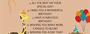 Cute Words to Say Happy Birthday