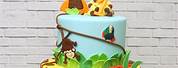 DIY Safari Themed Cake