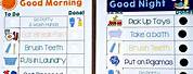 Daily Routine Chart for Kids