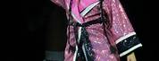 Demi Lovato Pink Silk Robe