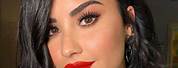 Demi Lovato Red Lips