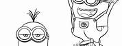 Despicable Me Minions in Love Coloring Pages